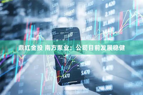 鼎红金投 南方泵业：公司目前发展稳健